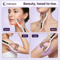 Calmaric Sculpt & Lift Facial Massager Red-Light Face & Neck Roller