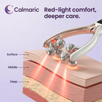 Calmaric Sculpt & Lift Facial Massager Red-Light Face & Neck Roller
