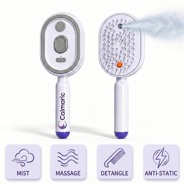 2026 Calmaric Electric Spray Air Cushion Massage Comb | Scalp-Spa Brush