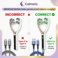 Calmaric Sculpt & Lift Facial Massager Red-Light Face & Neck Roller